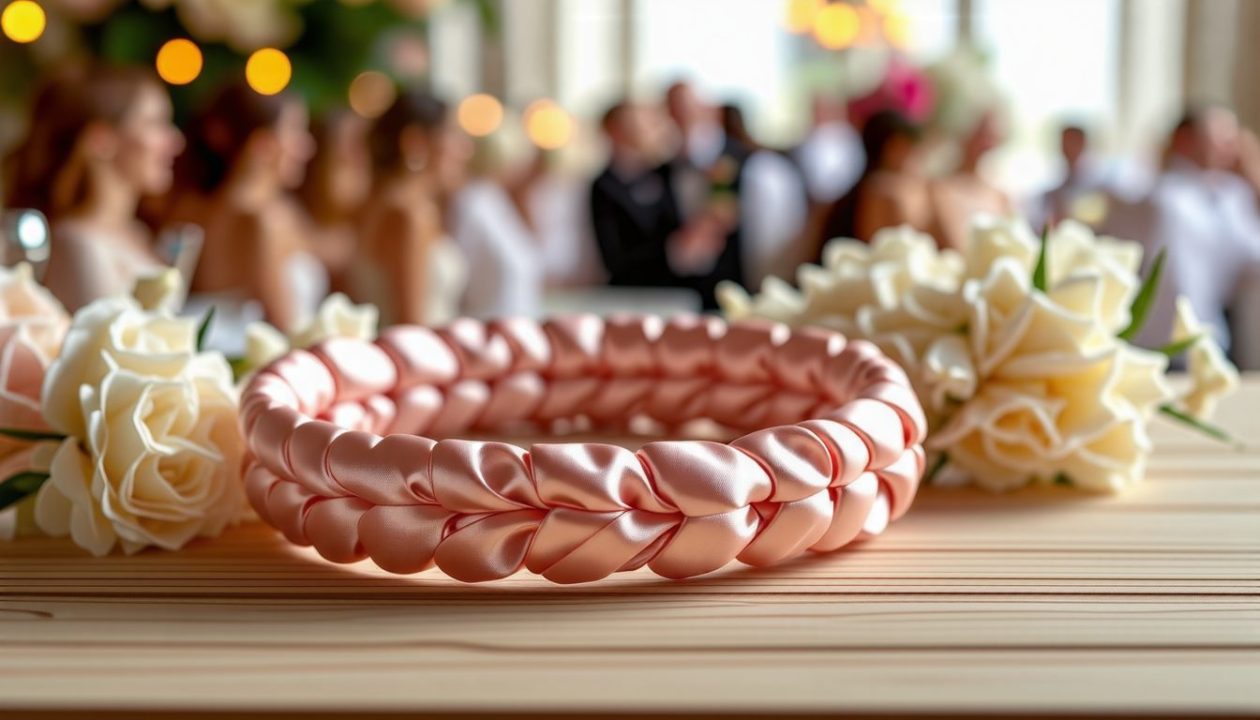 découvrez le bracelet événementiel satin, un accessoire chic et raffiné qui capture l'essence des moments mémorables. idéal pour toutes vos occasions, il allie élégance et souvenirs inoubliables, faisant de chaque événement une expérience unique.