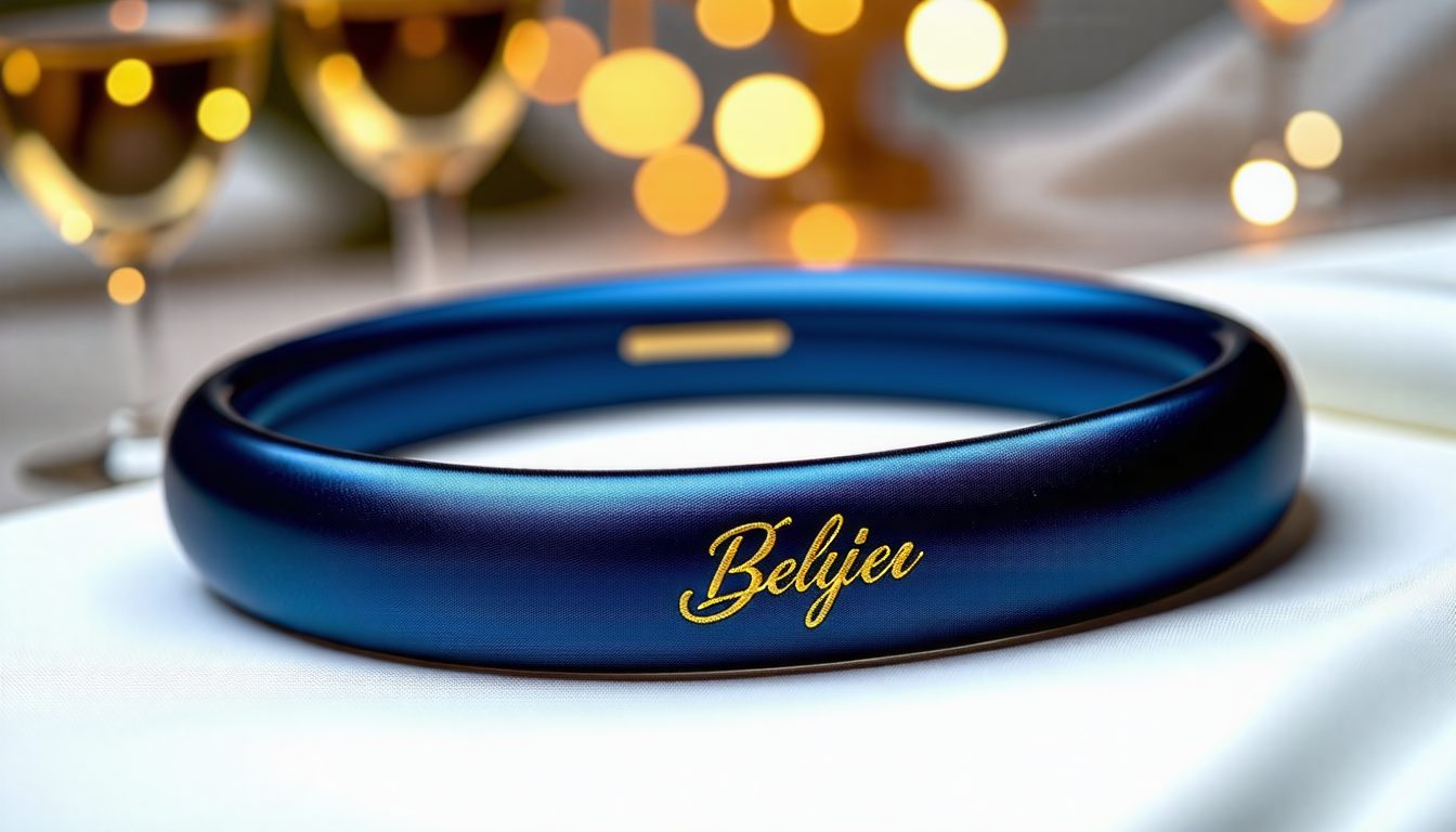 scopri il braccialetto in raso pubblicitario, un accessorio elegante che valorizza il tuo marchio. perfetto per eventi, unisce sofisticazione e visibilità, offrendo una soluzione originale per distinguerti mentre seduci il tuo pubblico.