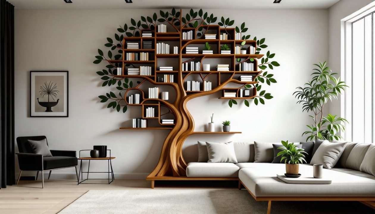 découvrez l'étagère treea, un meuble innovant qui transforme votre intérieur en un véritable arbre de créativité. avec son design unique et ses multiples espaces de rangement, elle apporte une touche originale à votre décoration tout en offrant une fonctionnalité pratique.
